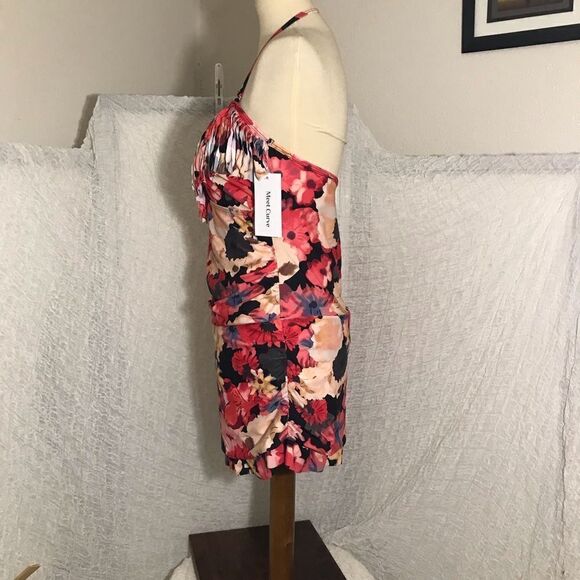 Meet Curve NWT Floral Fringe One Piece Swimdress Size XL - Picture 3 of 8
